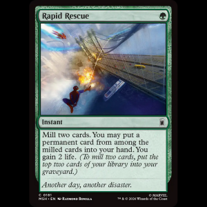 MTG Rapid Rescue Marvel Super Heroes msh#181