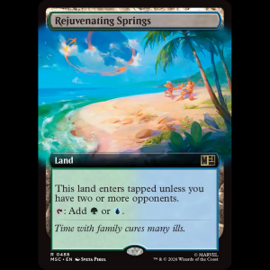 MTG Rejuvenating Springs Marvel Super Heroes Commander msc#488