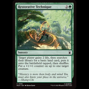 MTG Restorative Technique Marvel Super Heroes msh#183