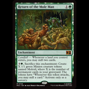 MTG Return of the Mole Man Marvel Super Heroes Commander msc#729