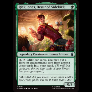 MTG Rick Jones, Destined Sidekick Marvel Super Heroes msh#184