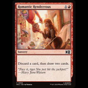 MTG Romantic Rendezvous Marvel Super Heroes Commander msc#808
