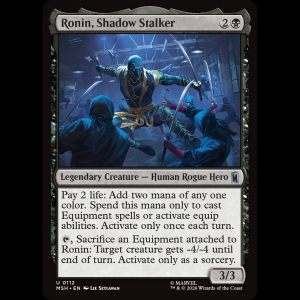 MTG Ronin, Shadow Stalker Marvel Super Heroes msh#112