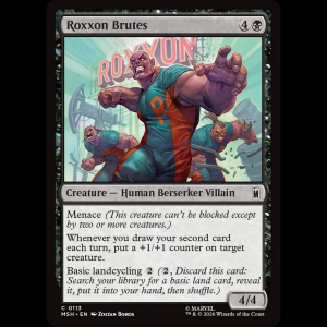 MTG Roxxon Brutes Marvel Super Heroes msh#113