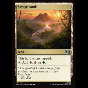 MTG Savage Lands Marvel Super Heroes Commander msc#827