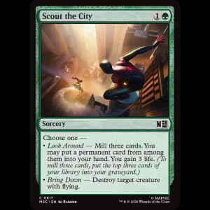 MTG Scout the City Marvel Super Heroes Commander msc#817