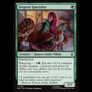 MTG Serpent Specialist Marvel Super Heroes msh#186