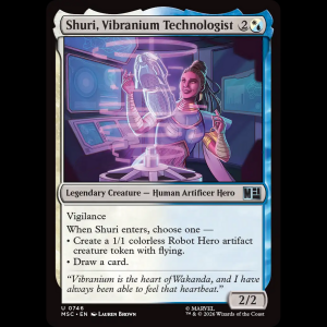 MTG Shuri, Vibranium Technologist Marvel Super Heroes Commander msc#746