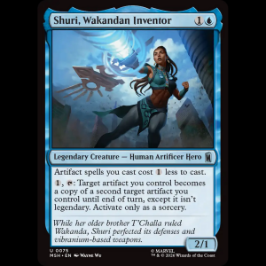MTG Shuri, Wakandan Inventor Marvel Super Heroes msh#75
