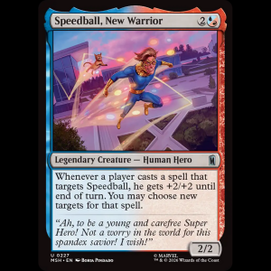 MTG Speedball, New Warrior Marvel Super Heroes msh#227