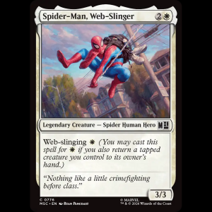 MTG Spider-Man, Web-Slinger Marvel Super Heroes Commander msc#776