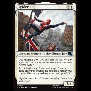 MTG Spider-UK Marvel Super Heroes Commander msc#777