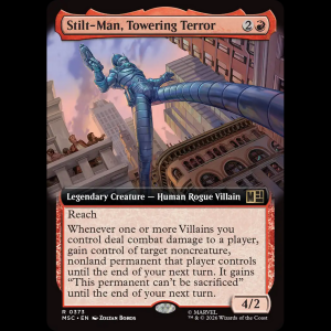MTG Stilt-Man, Towering Terror Marvel Super Heroes Commander msc#373