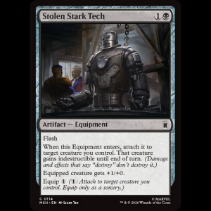MTG Stolen Stark Tech Marvel Super Heroes msh#114