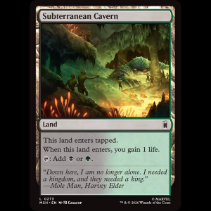 MTG Subterranean Cavern Marvel Super Heroes msh#273