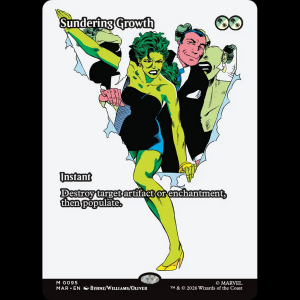MTG Sundering Growth Marvel Universe mar#95