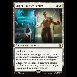 MTG Super-Soldier Serum Marvel Super Heroes msh#38
