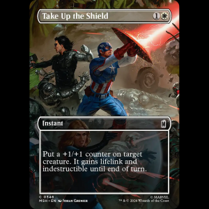 MTG Take Up the Shield Marvel Super Heroes msh#348