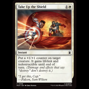 MTG Take Up the Shield Marvel Super Heroes msh#39