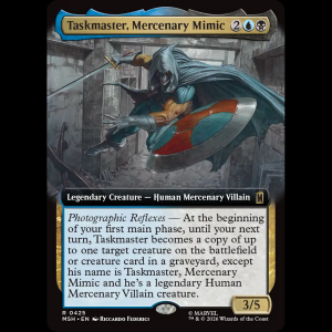 MTG Taskmaster, Mercenary Mimic Marvel Super Heroes msh#425
