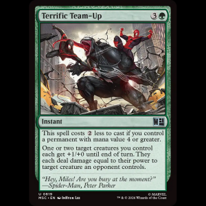 MTG Terrific Team-Up Marvel Super Heroes Commander msc#819