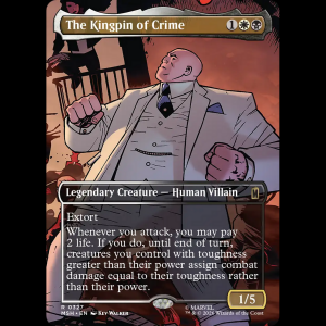 MTG The Kingpin of Crime Marvel Super Heroes msh#327