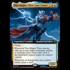 MTG The Mighty Thor, Jane Foster Marvel Super Heroes msh#420
