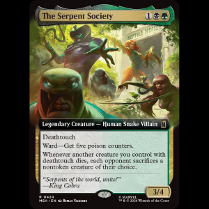 MTG The Serpent Society Marvel Super Heroes msh#424