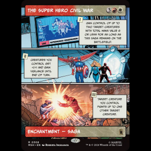 MTG The Super Hero Civil War Marvel Super Heroes msh#308