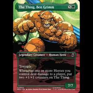 MTG The Thing, Ben Grimm Marvel Super Heroes msh#322