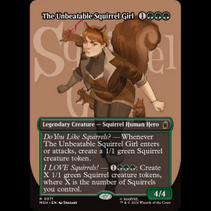 MTG The Unbeatable Squirrel Girl Marvel Super Heroes msh#371