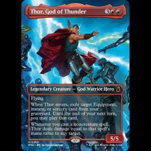 MTG Thor, God of Thunder Marvel Super Heroes msh#338