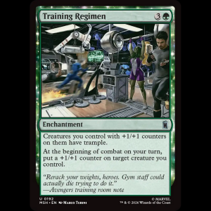 MTG Training Regimen Marvel Super Heroes msh#192