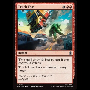 MTG Truck Toss Marvel Super Heroes msh#157