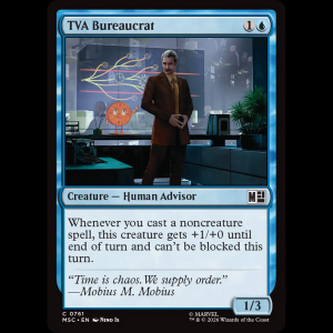 MTG TVA Bureaucrat Marvel Super Heroes Commander msc#761
