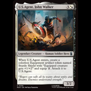 MTG U.S.Agent, John Walker Marvel Super Heroes msh#236