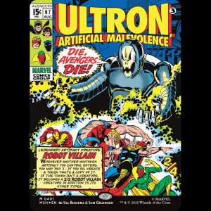 MTG Ultron, Artificial Malevolence Marvel Super Heroes msh#401