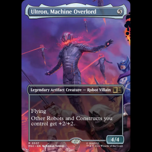 MTG Ultron, Machine Overlord Marvel Super Heroes Commander msc#507