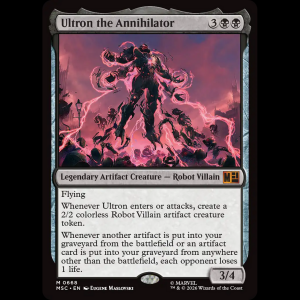 MTG Ultron the Annihilator Marvel Super Heroes Commander msc#668