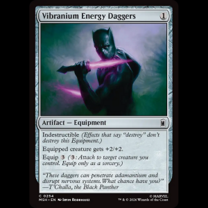MTG Vibranium Energy Daggers Marvel Super Heroes msh#254