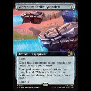MTG Vibranium Strike Gauntlets Marvel Super Heroes Commander msc#459