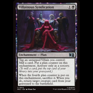 MTG Villainous Syndication Marvel Super Heroes Commander msc#672
