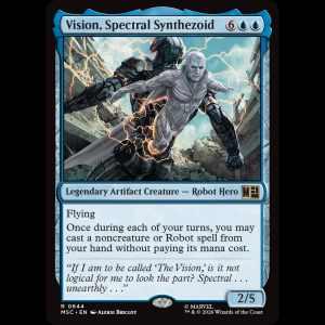 MTG Vision, Spectral Synthezoid Marvel Super Heroes Commander msc#644