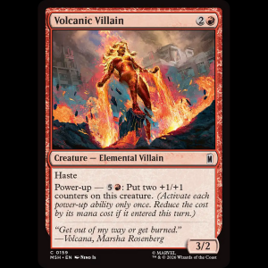 MTG Volcanic Villain Marvel Super Heroes msh#159