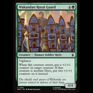 MTG Wakandan Royal Guard Marvel Super Heroes msh#195