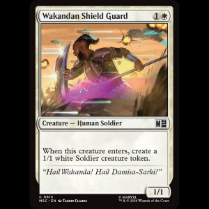 MTG Wakandan Shield Guard Marvel Super Heroes Commander msc#613
