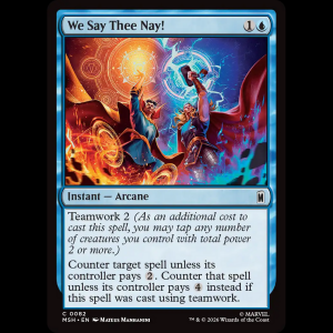 MTG We Say Thee Nay! Marvel Super Heroes msh#82
