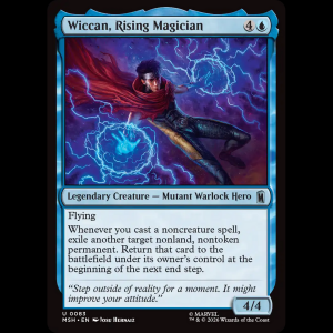 MTG Wiccan, Rising Magician Marvel Super Heroes msh#83