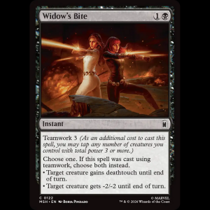 MTG Widow's Bite Marvel Super Heroes msh#122