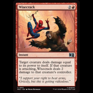 MTG Wisecrack Marvel Super Heroes Commander msc#813